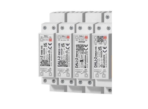 DALI-2 RM25 relemodul DIN skinne Maks 25A 4000VA 