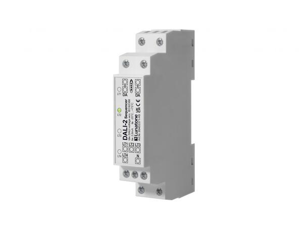 DALI-2 Sekvensmodul DIN skinne 4 stk 230V innganger til 4 sekvenser