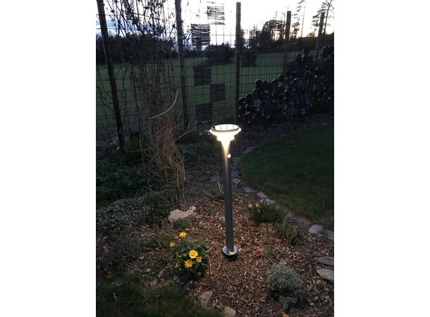 LED Solcelle ARETTE pullert 85cm Selges uten garanti pga lagertømming 