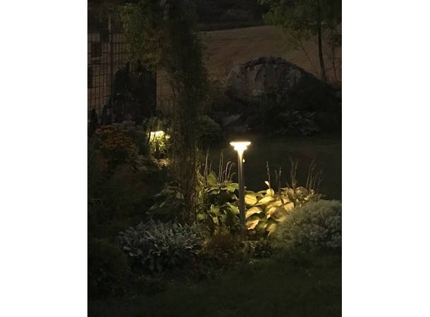 LED Solcelle ARETTE pullert 85cm Selges uten garanti pga lagertømming 