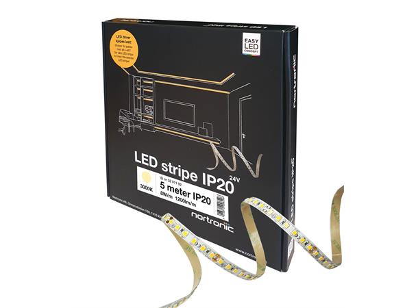 LEDstrip ELC 830 24V 8W 1200lm 5m IP20
