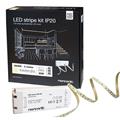 LEDstrip KIT 24V 830 8W 1200lm 3m IP20 3000K - IP20 - 3m - Fasedimbar