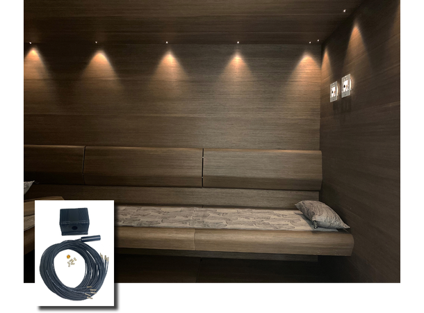 Sauna Taksett VPAC-1527-B532 4+1 fibre
