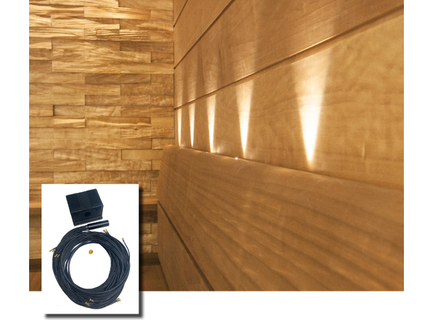 Sauna fiber spotsett VPACK 2700K G229 28+1 fibres 