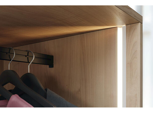 Aluprofil 1107 opal avdekning 3m 2710 3000 x 23,5 x 9,5mm 