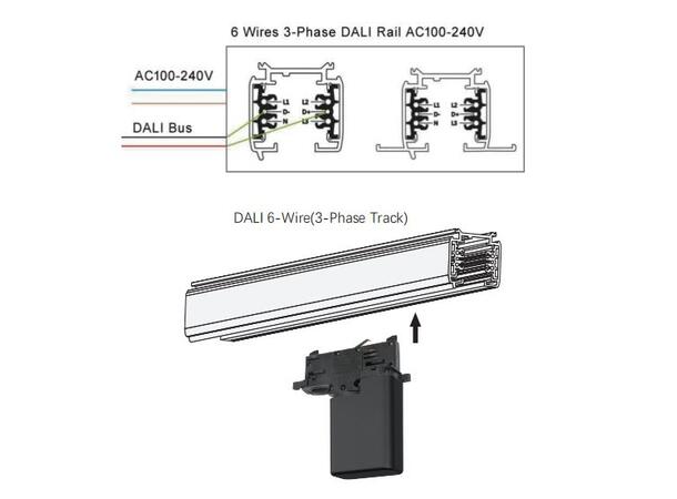 Casambi adapter HT01A-PS for DALI 3T 80mA DALI PS, Salvador 8 grupper, Casamb
