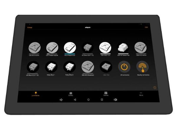 Casambi touch display 10 tommer