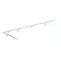 GU10 spotskinne hvit 3x1m + 6  spotter GU10 spotter, GU10 lyskilde eksludert