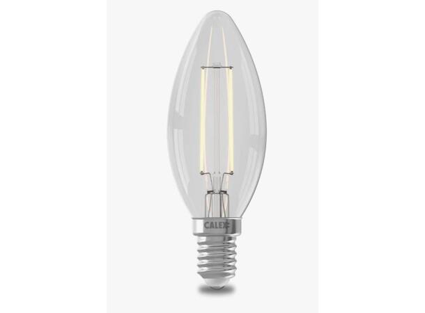 LED Mignon FLM E14 827 3,5W 250lm DIM Klar filament, rette filamenter 