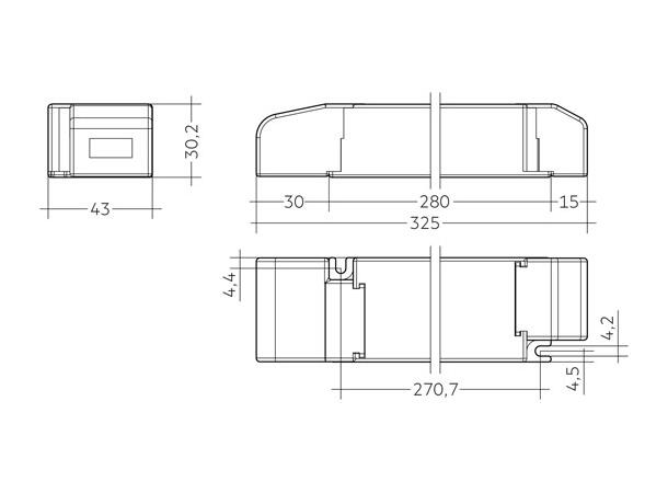 LED driver 24V 15-150W Matter Matter sertifisert 