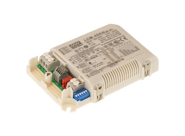 LED driver LCM 350-1050mA 40W KNX/imp 700mA fabrikkoppsett DIP KNX/Impuls
