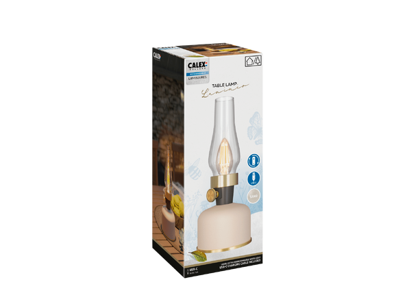 Lavinio 1800K 200lm display 9stk Oppladbar bordlampe USB-C