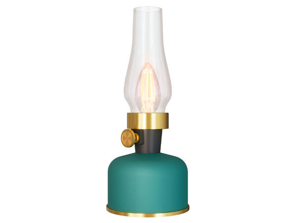 Lavinio grønn 1800K 200lm Display 9 stk Oppladbar bordlampe USB-C 