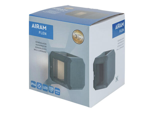 Vegglampe Flen Beam 13W 830 IP44 Selges uten garanti pga lagertømming 