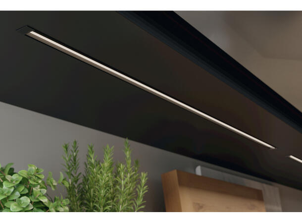 Aluprofil 1106 sort opal 2,5m 2013 2500x20x11 mm 