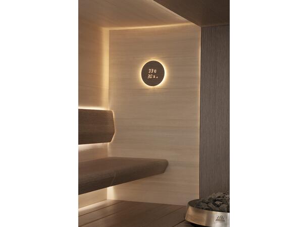 Aspectu Rund Saunadisplay Bjørk Thermometer, Hygrometer + timeglass 