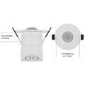 Casambi PIR sensor med 10A rele, DALI PS Detektor V-sense SRD2PB