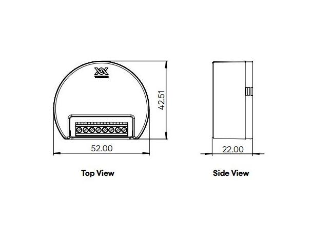 Casambi R1 Rele 10A 3 x impuls Integral R1 