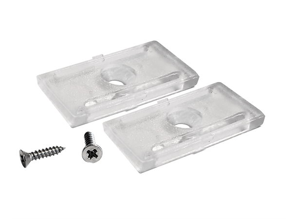 Edge CD festeplate plast m/skruer 2stk CD07 - CD12 - CD18