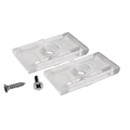 Edge CD festeplate plast m/skruer 2stk CD07 - CD12 - CD18