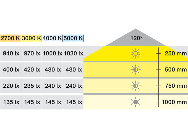 LEDstrip 927 24V 4,8W 440lm 5m 5mm Loox5 LED3040 