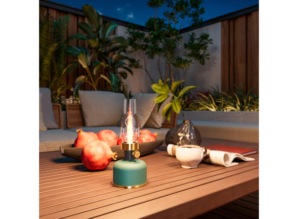 Lavinio grønn 1800K 200lm Enkeltforpakn. Oppladbar bordlampe USB-C 