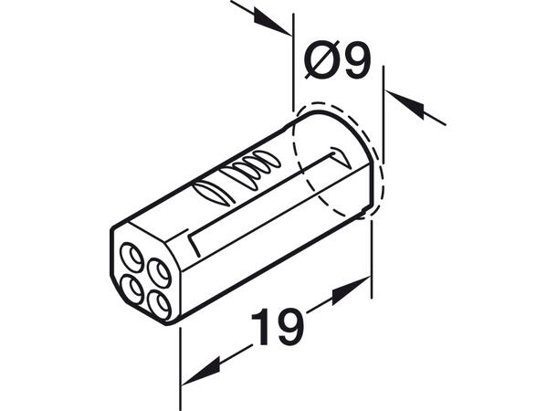 Loox5 tilkobling til RGB 24V 2m Maks 84W