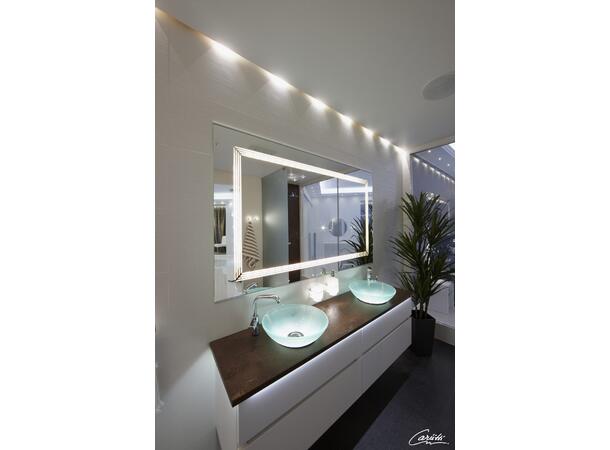 Servant i gass med LED i bunn ø38cm 