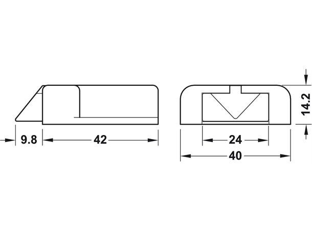 Dørkontakt universal Loox5