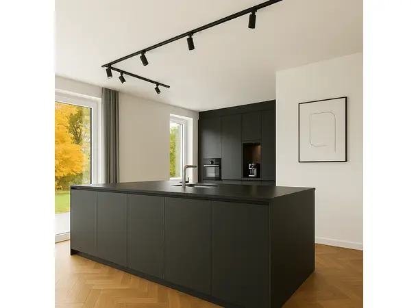 GU10 spotskinne 3x1m + 6  spotter GU10 spotter 