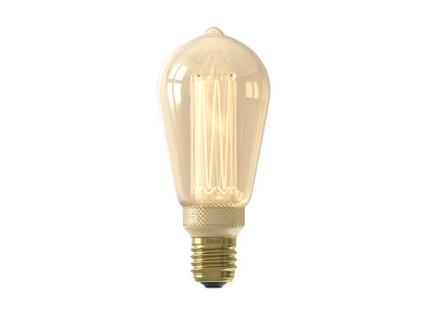 LED ST64 Crown E27 4W 818 120lm DIM Gold