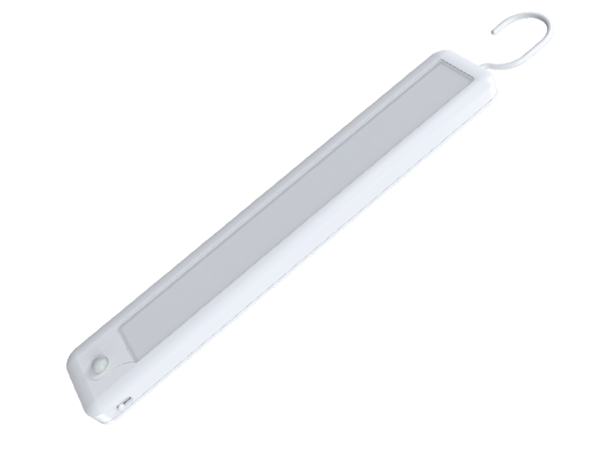 LED garderobelys sensor oppladbar USB 100lm 27cm
