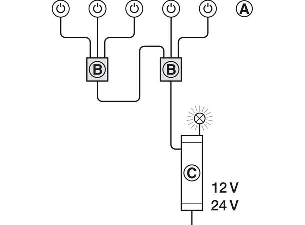 Multiboks for brytere Loox 