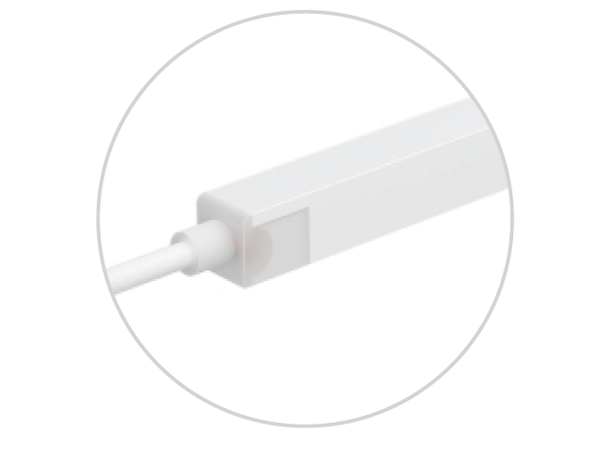 Tilkobling Arcflex1617B ende 10m LED Neon Clear Lighting
