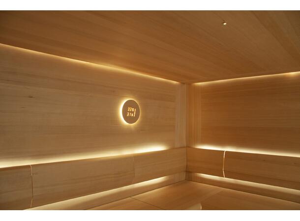 Aspectu Rund Saunadisplay Kelo Thermometer, Hygrometer + timeglass 