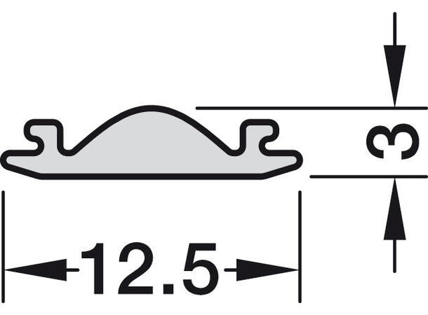 Avdekning til gipsprofil 5112 270cm