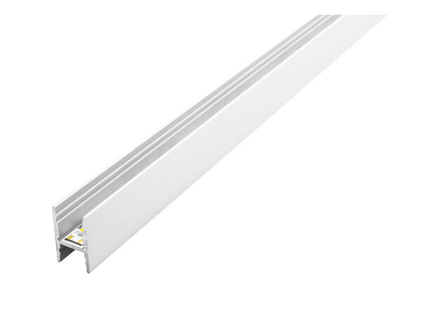 BARdolino H-profil 2m hvit RAL 9010 