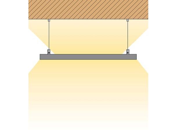 BARdolino H-profil 2m hvit RAL 9010 