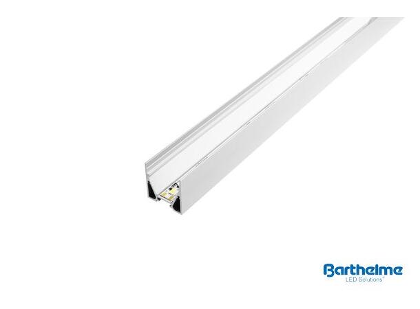 CATania 3030 aluprofil reflektor 2m Hvit RAL9010