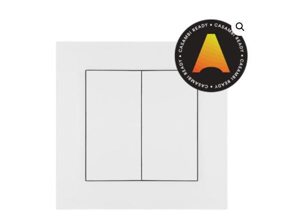 Casambi Bryter Mpress hvit 2 og 4 brytere, Batteriløs