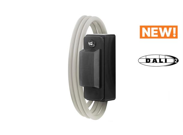 DALI-2 CS korridorsensor integrasjon Sort, bygges inn i armatur