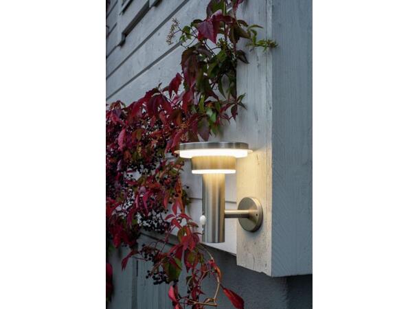 LED Solcelle ARETTE vegglampe Selges uten garanti pga lagertømming