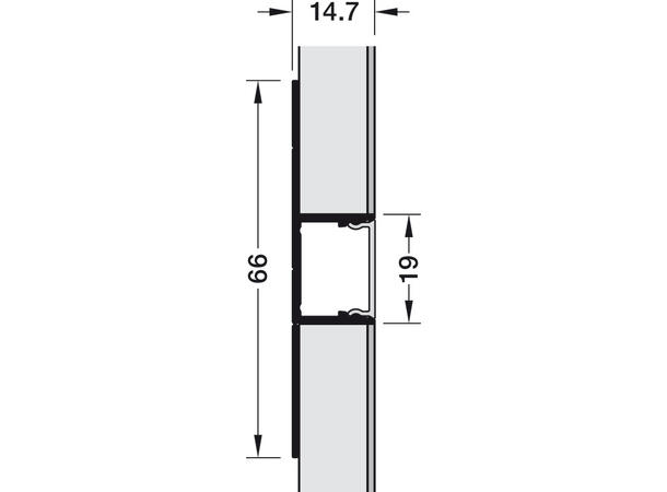 Gipsveggprofil 5113 270cm Sølvfarget gipsprofil