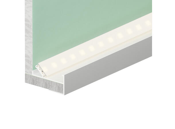 Gipsveggprofil 5114 190cm Sølvfarget gipsprofil 