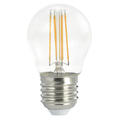 LED Krone FLM E27 827 4,5W 470lm StepDIM Klart glass-4 rette filamenter StepDIM