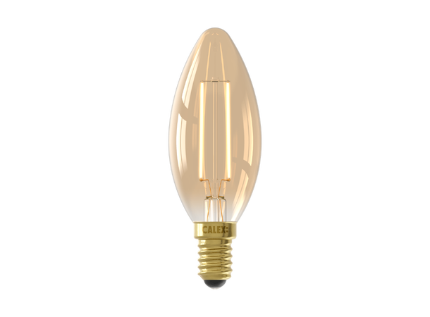 LED Mignon FLM E14 821 3,5W 250lm DIM Gold - 2 rette filamenter