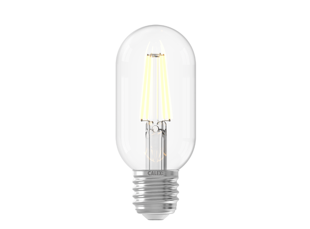 LED Rør T45L FLM E27 827 4,5W 470lm DIM Klart glass 45x110mm