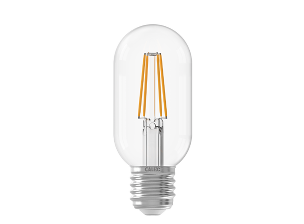 LED Rør T45L FLM E27 827 4,5W 470lm DIM Klart glass 45x110mm