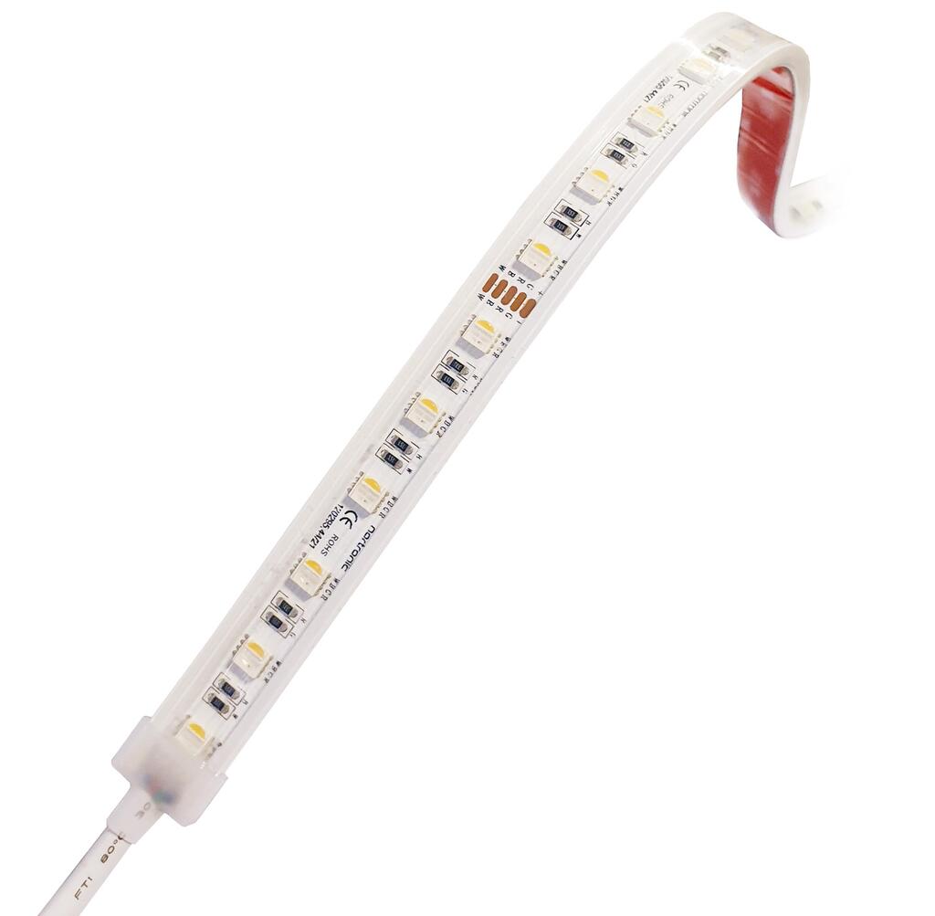 LEDstrip ELC RGBW Pro 24V 23W 1400lm 5m IP65 RGBW (W=3000K) - Nortronic AS