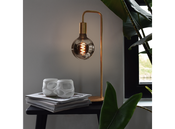 Lampefot bord E27 sokkel Gull U-line Selges uten garanti pga lagertømming 